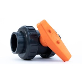 Generic 2-Wege Kugelhahn mit PVC Klebeanschlu? - ? 40 mm von Praher