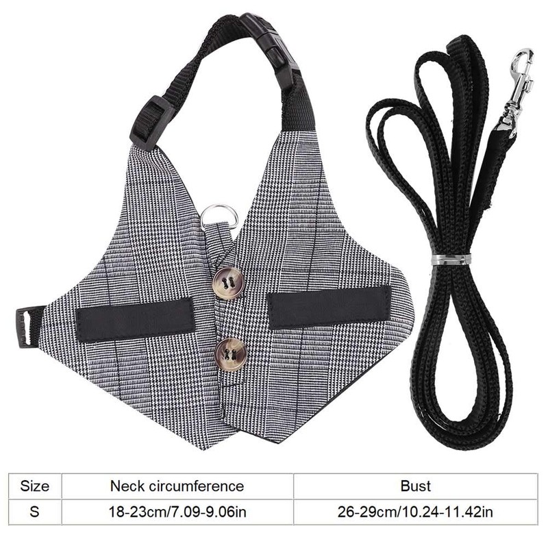 Rabbit Soft Breathable Harness with Lead, Pet Rabbit, Small Animal