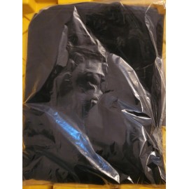 Tillman 9060 30" 9 oz. Black FR Cotton Welding Jacket Large