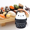Leapiture 2 Layer Panda Box Round Lunch Box Cute Design