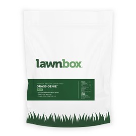 Lawnbox Grass Genie 10-0-6 100% Organic Spring Grass Fertilizer 32 lb Bag Covers 5,000 sq ft