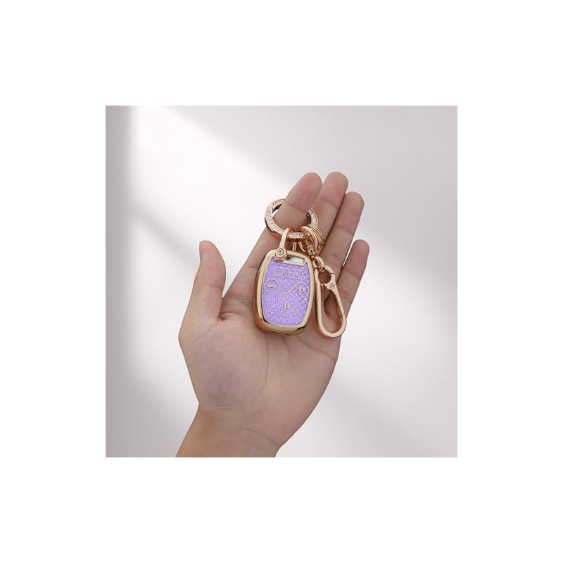 Cute Bling Key Fob Cover for Honda, Diamond Cut TPU
