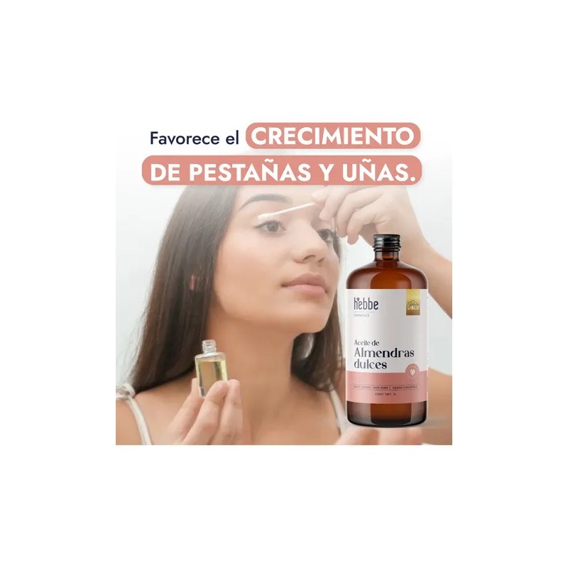 Aceite De Almendras Dulces 100% Puro Hidratante Crecimiento De Uñas