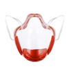 Transparent Mouth Mask for Cycling and Outdoor Wear – Clear