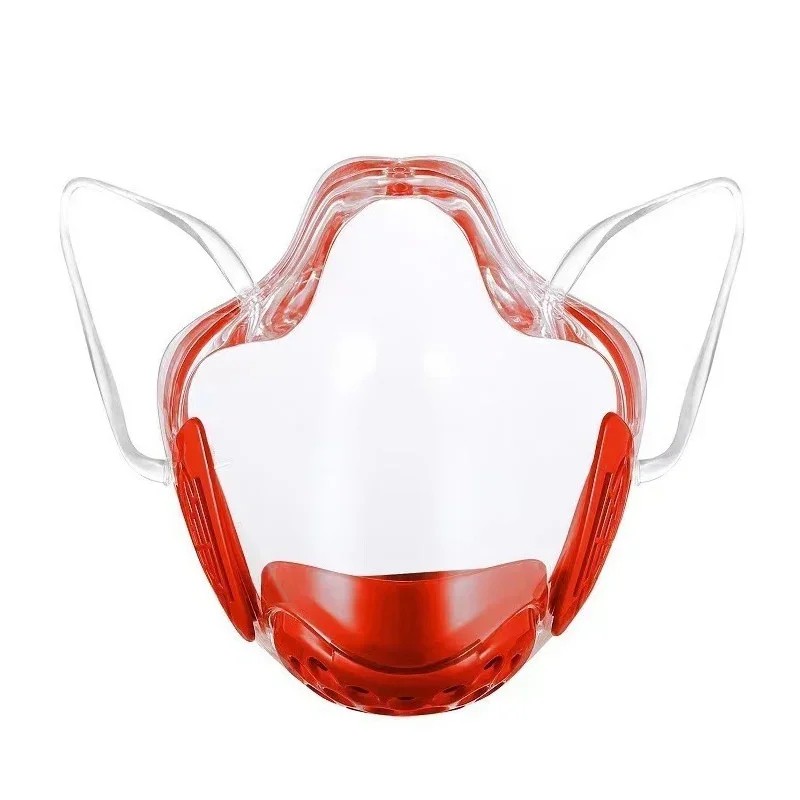 Transparent Mouth Mask for Cycling and Outdoor Wear – Clear