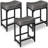 FLYZC Counter Height Bar Stools Set of 3, Stools for