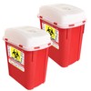 Sablon 2 Pack Contenedor para Residuos Punzo Cortantes RPBI 4L