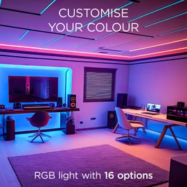 Integral LED 10m RGB Strip Light with UK Plug Adapter & IR Controller, Plug & Play, Colour Changing, Dimmable – Adjustable Colour & Brightness