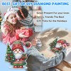 Lxmsja Diamond Painting Christmas Pendant, 5D Diamond Painting Gnome Adults