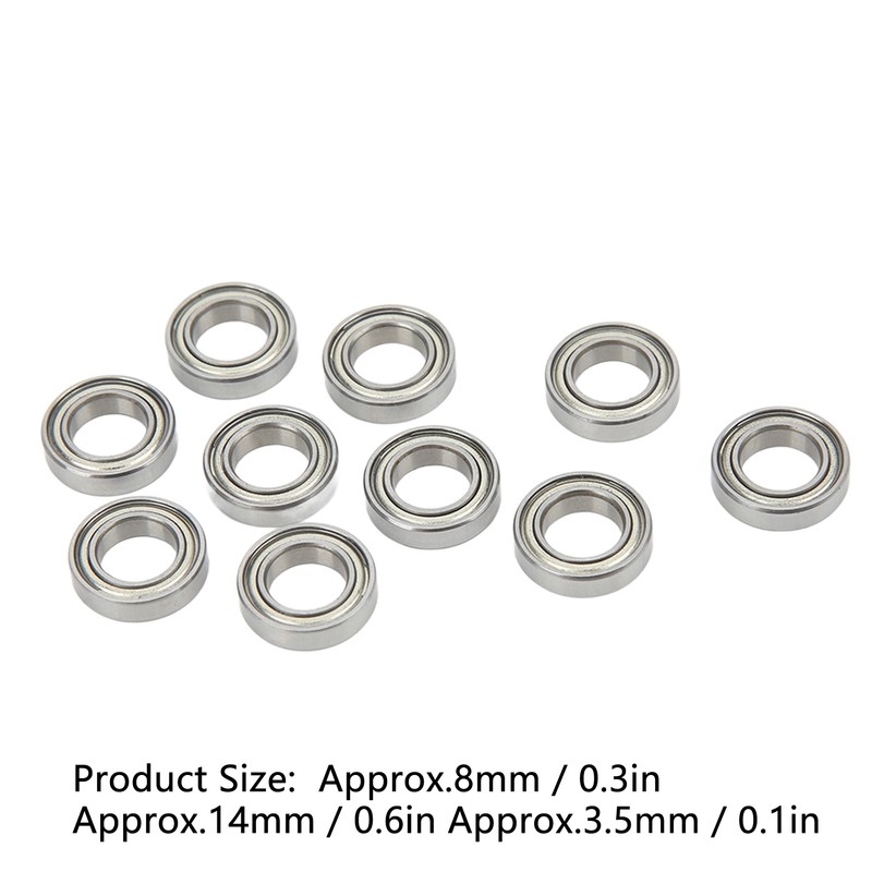 10PCS RC Ball Bearings for ZD Racing Car RC Ball