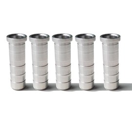 AMEYXGS 50pcs Replacement Archery Arrowhead Aluminium Insert Arrow Accessories for ID 6.0/6.2/7.6 mm Arrow Shaft Hunting Accessories (6.0, B)