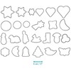 Grizzly Cookie Cutter Set - Various Shapes and Designs -