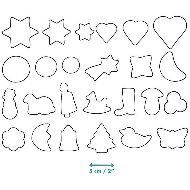 Grizzly Cookie Cutter Set - Various Shapes and Designs -