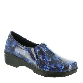 Easy Works Tiffany Womens Slip On 8 BM US NavyHennaFloralPatent