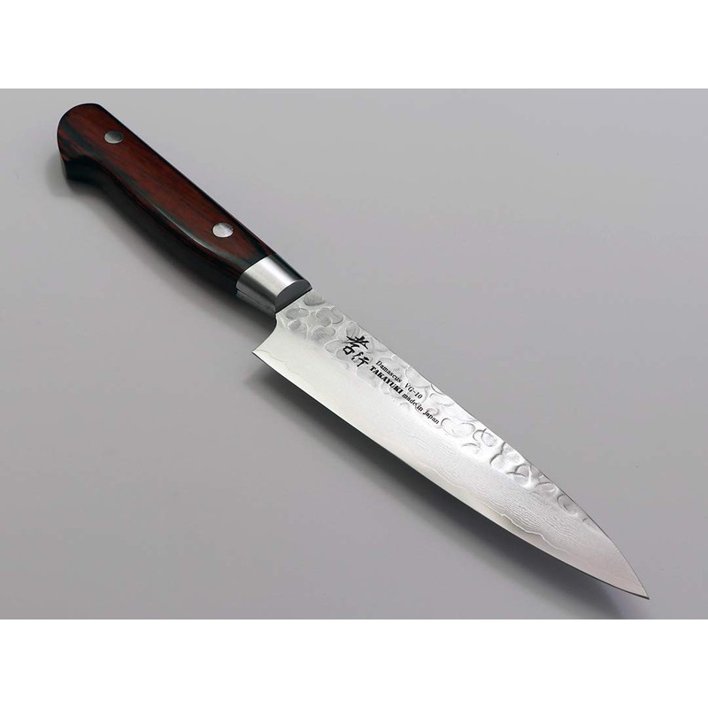 Takayuki Sakai V Gold No. 10 Damascus 33-Layer Hammer Petty