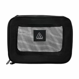 3CE To Go Pouch (Pink Beige/Black) - BLACK