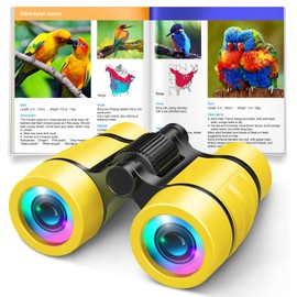 Toys for 3-7 Year Old Girl Boy: LET'S GO! Bird Watching Binoculars for Kids Ages 3 4 5 6 7 Year Old Girls Boys Outside Learning Toy for Kid Preschool Gift Toddler Binoculars Toy Stuffers