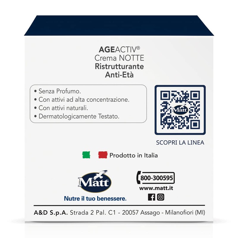 Matt Age Active Face Cream Anti-Age Night - Hyaluronic Acid