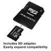 ARCANITE 128GB microSDXC Memory Card with SD adapter - A1,