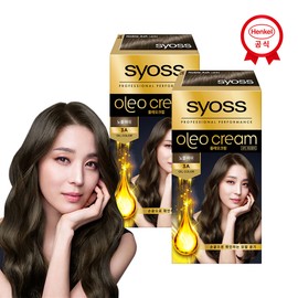 Saios Oleo Cream Gray Cover Hair Dye 3A Noble Ash 100g, 2 pcs / 사이오스 올레오크림 새치커버 염색약 3A 노블애쉬 100g, 2개