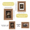 ArtXO A5 Picture Frame, Display Pictures 4"x6" with Mat or