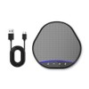 Conference Speaker and Microphone, 360° Enhanced Voice Pickup with 2