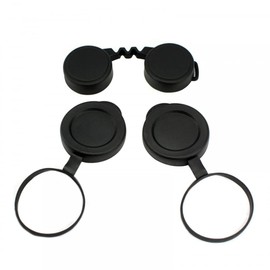 Binoculars Cover, 3 Pieces 42 mm Lens Cover, Rubber Dust Caps Protective Cover for 10 x 42 Binoculars, Rain Cover, Eyepiece Cap
