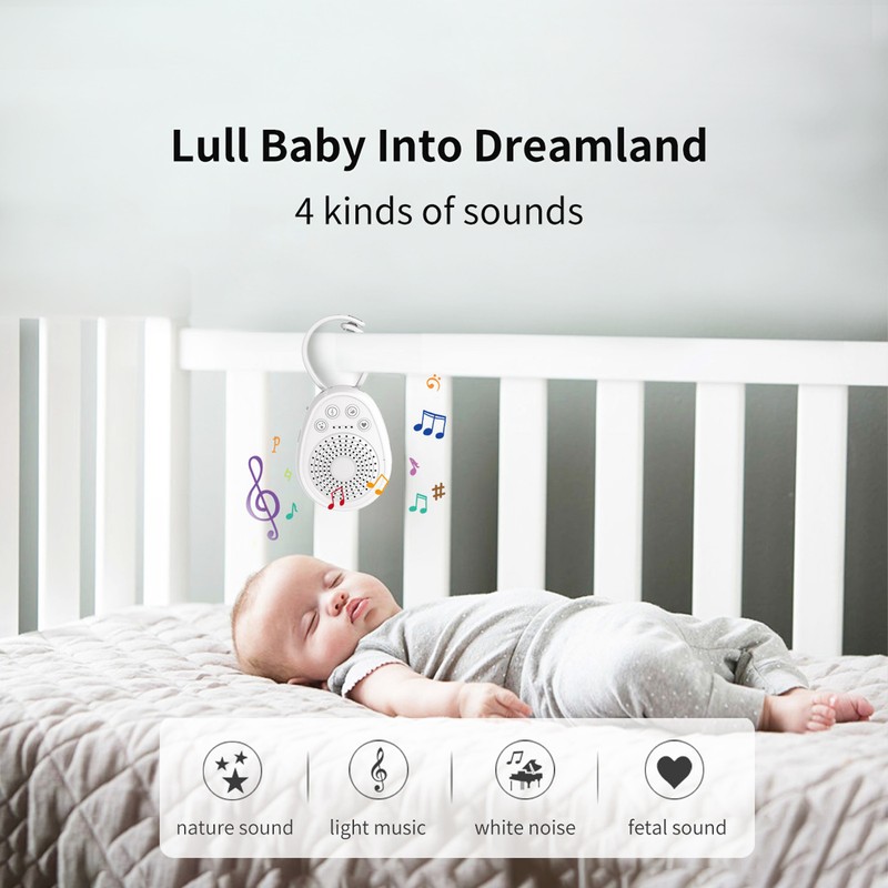 White Noise Sleep Sound Machine Built in 20 Sound Sources