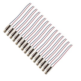 BestTong DC 1.5V 3V 3.7V 8000RPM-9500RPM Vibration Vibrating Micro Coreless Brushed Motors 6mm x 12mm Pack of 15