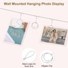 sourcing map 2pcs Steel Wall Hanging Photo Display Cable Wire