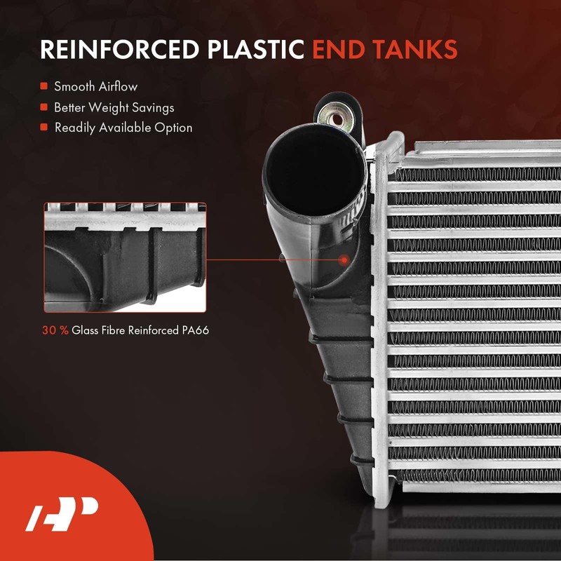 A-Premium Front Turbo Intercooler Compatible with Volkswagen Beetle 1998-2005 1.8L