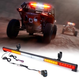 Xprite 36" Rear LED Chase Light Bars, All in One w/Strobe Brake Reverse Turn Signal Light for RZR Yamaha, Can-Am Maverick X3, ATV, UTV, Side by Side and Off Road Vehicles - RYWWYR