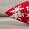 DakTou Christmas Cushion Cover, 45 x 45 cm, Red Velvet