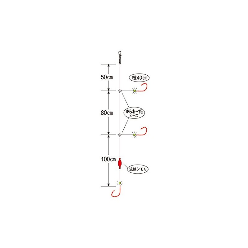 Gamakatsu Scorpion rig float specification FO106 18 - Harris 6.