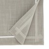Saro Lifestyle Classic Border Design Table Runner, Grey, 16"x70"