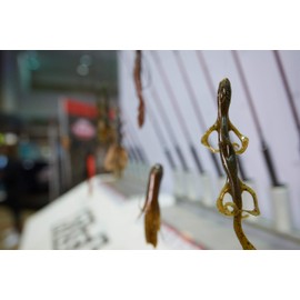 Berkley PBBPL8-WMR Power Bait Power Lizard Fishing Bait, 8", Watermelon Red, 9 Count, 8" (9 Count)