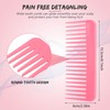 Peine para desenredar el cabello grande, peine de dientes anchos