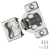 Furniware 2 Pieces 1/4" Small Overlay Concealed Face Frame Hinges,