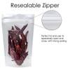 Rightpak Clear Stand Up Pouches 100 Pieces 13cm x 21cm,