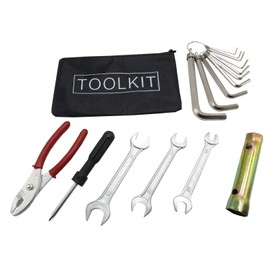 Motorhead Motorcycle Tool, Vehicle Tool, Vehicle Tool, 16-Piece Set, Motorcycle Portable Tool (for B, D Plug)