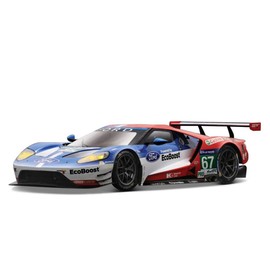 Bburago 15641158 Ford 1:32 Race GT LE Mans (#67), Blue, Red & White