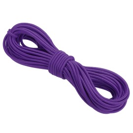 PATIKIL Bungee Cord Elastic Cord Heavy Stretch String Rope 3mm 11 Yards(10m) Dark Purple for Crafting DIY Sewing Hook Straps Camping Tie Down Strap