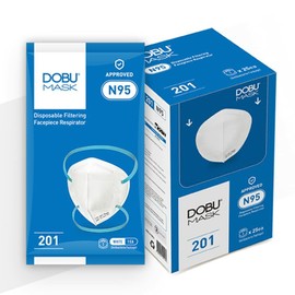DOBU Life Tech Co., Ltd 25 N95 Respirator Masks NIOSH Certified DOBU MASK Medium size Made in Korea