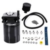 JGhyperX Oil Catch Can, 300ml Black Baffled Catch Can Tank