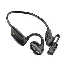 Hiteblaz Open Ear Headphones Bluetooth 5.3, Sports Earphone with Mic, 14H Playtime, 16.2mm Driver Air Conduction Wireless Headset, Sports Headphones, Multipoint for Running Workout Cycling Black