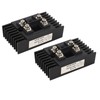 2Pcs Single Phase Bridge Rectifier 100A 1600V 4 Terminals Current