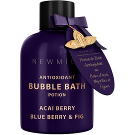 Antioxidant Bubble Bath - Luxury Long Lasting Bubble Bath - SweetAcai Berry Blueberry Fig Essential Oils Detox Hydrating Relaxing Stress Relief - Self Care Spa Gift for Women Birthday Gifts Christmas
