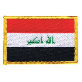 Flags Iraq 2009 Flag Patch Flag FRITZE® + Free Sticker
