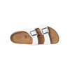 Birkenstock Arizona Unisex White Birko-Flor Sandal 40 / Unisex US