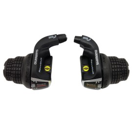 SHIMANO SL-RS35-Right/Left Revoshift 21 Speed Shifter Set (Black)